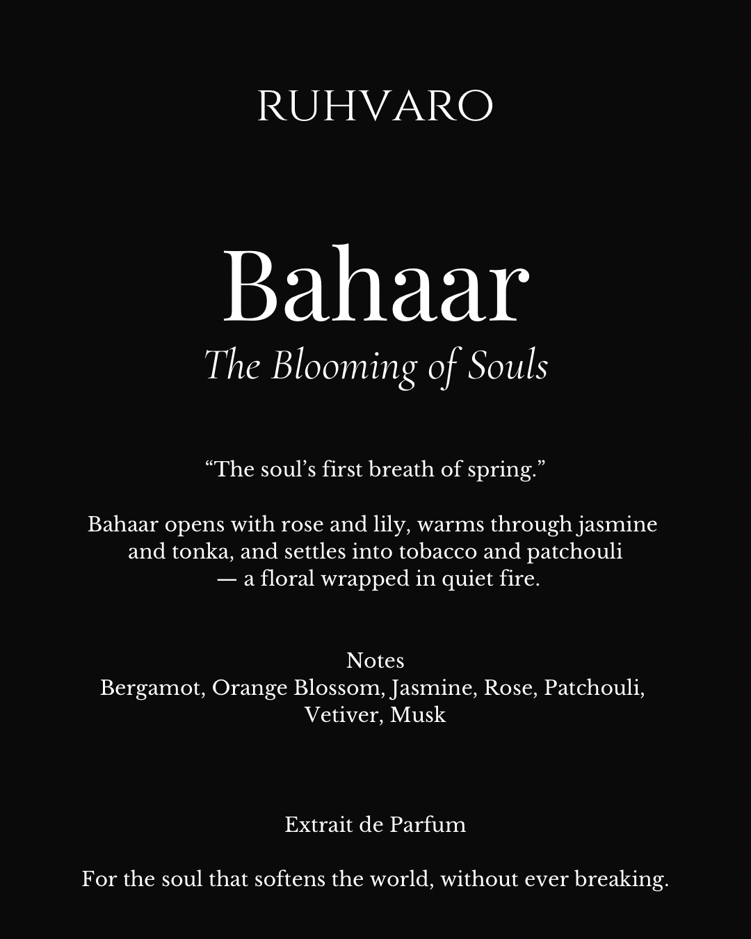 Bahaar — The Blooming of Souls